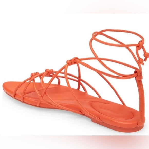 VINCE Leather Kenna Strappy Sandals size 6 - Picture 2 of 3